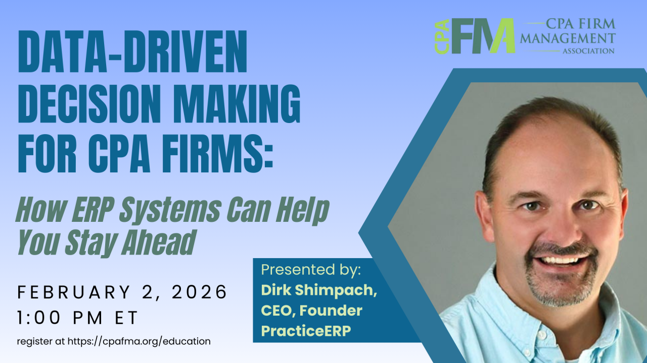 Data-Driven Decision Making for CPA Firms: How ERP Systems Can Help You Stay Ahead