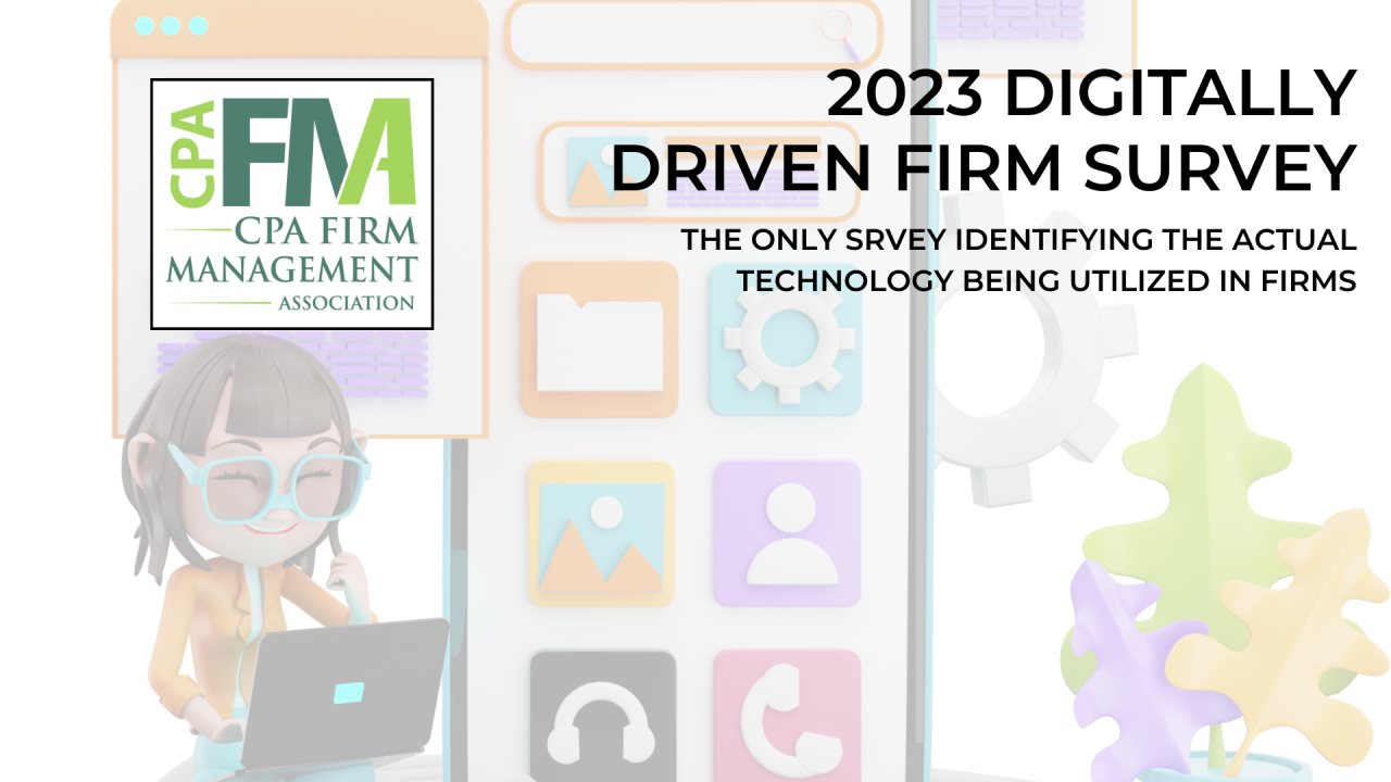 2023 CPAFMA Digitally Driven Firm Benchmark Survey Findings Released