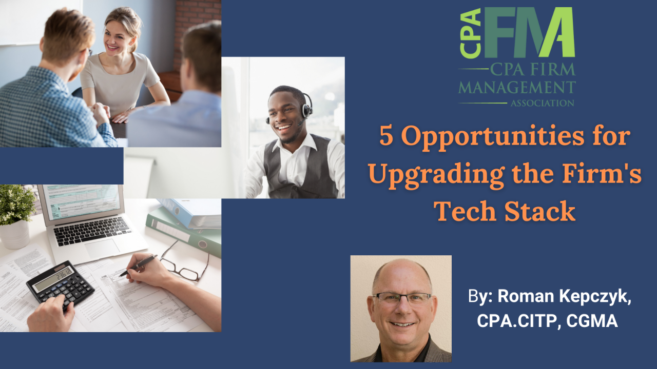 5 Opportunities for Upgrading the Firm's Tech Stack