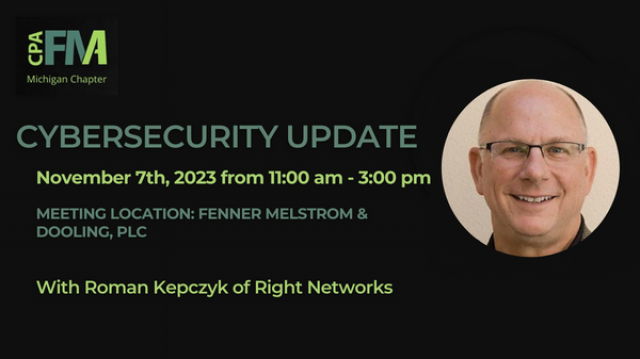 Michigan Chapter: Cybersecurity Update