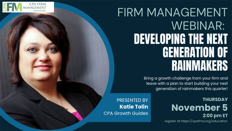 Developing the Next Generation of Rainmakers