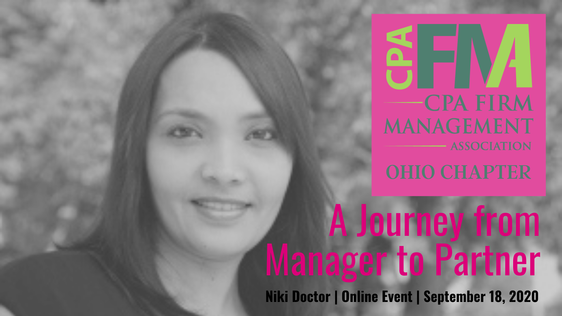 Ohio Chapter Event: The Journey from Manager to Partner